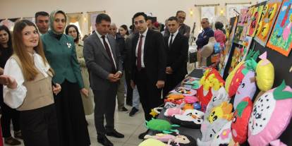 Zara'da kursiyerler sergi açtı