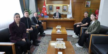 Hakem camiasından Başkan Uzun’a ziyaret