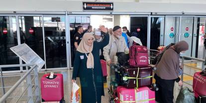 Sivas'ta 312 hacı kutsal topraklardan yurda döndü