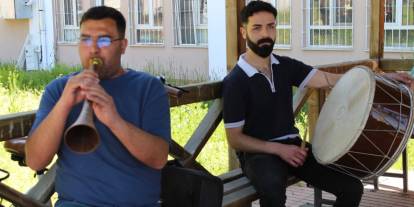 Sivas'ta davul ve zurna sanatla buluştu