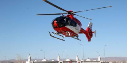 Sivas'ta ambulans helikopterle 962 hastaya hizmet verildi