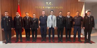 Kaymakam Eskimez'e ziyaret