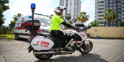 Motosikletli sağlık ekipleri hayat kurtarıyor