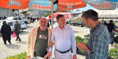 Başkan Karakullukçu’dan pazar esnafına ziyaret