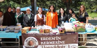 Sivas'ta SMA hastası Erdem bebek için gönüller bir oldu