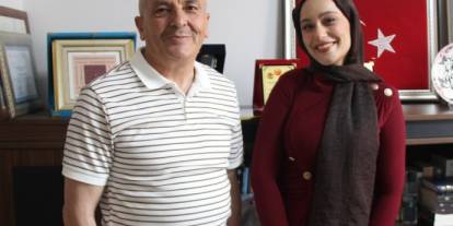 Menekşe Çınar’dan gazetemize ziyaret