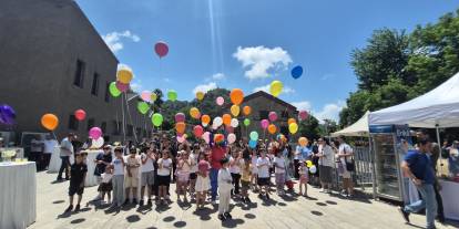 Lösemiyi yenen Ediz Asil'in mutluluğu balonlarla kutlandı