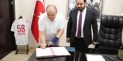 Sivas'ta cami yapımı için protokol imzalandı