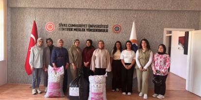 Sivas'ta öğrencilerin topladığı kapaklar umut oldu