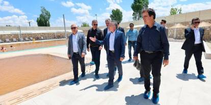 Sıcak Çermik’teki yatırımlar yerinde incelendi