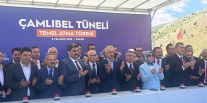 Sivas ile Tokat'ın kış çilesini bitirecek Çamlıbel Tüneli'nin temeli atıldı