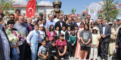 Sivas'ta 'Kafkas Kartalı' Şeyh Şamil'in büstü açıldı