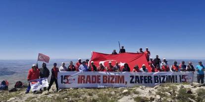 Yıldız Dağı'nda 15 Temmuz'a zirve vefası