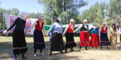 Korkut Köyü'nde ayran festivali coşkusu
