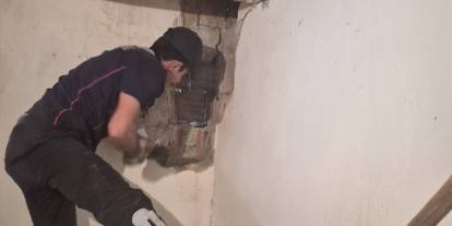 Sivas'ta duvar kırıldı, yavrular kurtarıldı