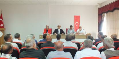 Kaymakam Avcı muhtarlarla buluştu