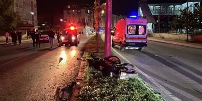Sivas'ta motosiklet kazası: 2 genç ağır yaralı