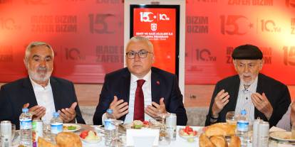 Sivas'ta 15 temmuz kapsamında şehit aileleri ve gaziler unutulmadı