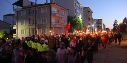 Sivas'ın ilçelerinde 15 Temmuz ruhu yaşatıldı