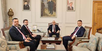Basın İlan Kurumu heyetinden Vali Şimşek'e ziyaret