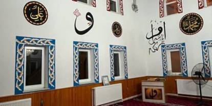 Sivas'taki köy camisi geleneksel sanatlarla yenilendi