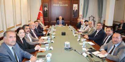 Sivas'ta 4 Eylül mesaisi