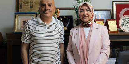 Rukiye Genç Toy'dan gazetemize ziyaret