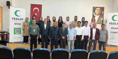 Sivas'ta kritik Yeşilay buluşması
