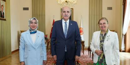 Rukiye Toy'dan TBMM Başkanı Kurtulmuş'a ziyaret