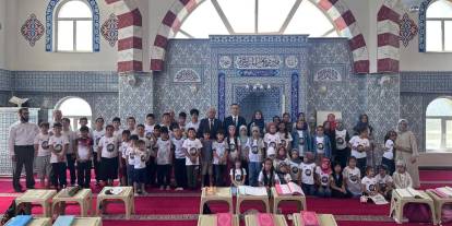 Ulaş Kaymakamı Kur'an kursu öğrencileriyle buluştu