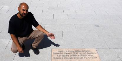 Sivas'ta kaldırımlar dile geldi