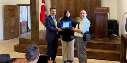 Sivas'ta görme engelli öğrenciye anlamlı destek