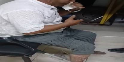 Sivas'ta sahte tıbbi cihazla dilencilik yapan şahıs yakalandı