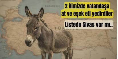 Vatandaşa at ve eşek eti yedirdiler! Sivaslı firma var mı?