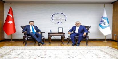 Başkan Büyükkılıç, Sivaslı bakan yardımcısını ağırladı