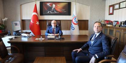 Vali Şimşek'ten TCDD 4. Bölge Müdürü Felek'e ziyaret