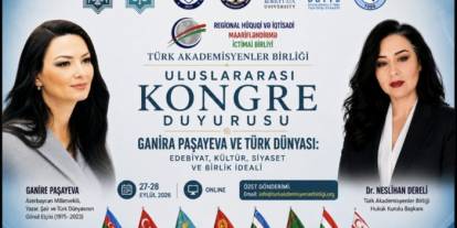 Dr. Neslihan Dereli’den Ganira Paşayeva kongresine davet