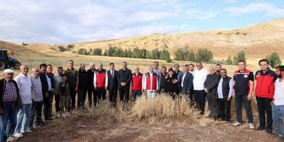 Sivas'ta hasat bereketi çiftçilerle birlikte yaşandı