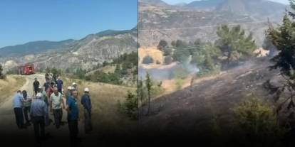 Sivas'ta korkutan yangın, facianın eşiğinden dönüldü