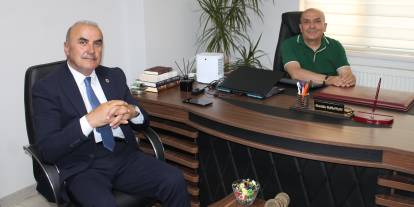 Asarcık Muhtarı Kurgen'den hayırlı olsun ziyareti