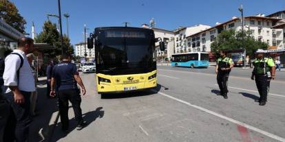 Sivas'ta halk otobüslerine sıkı denetim
