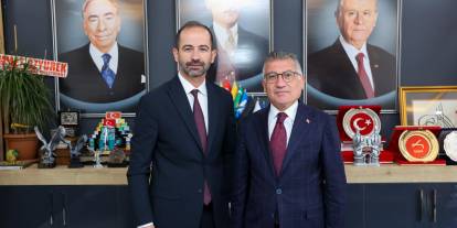 Abdullah Güler’den MHP Sivas İl Başkanlığı’na ziyaret