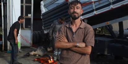 Sivas'ta çöp kamyonunda renkli test sürüşü