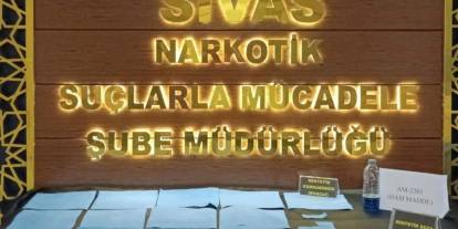 Sivas'ta uyuşturucu satıcılarına operasyon