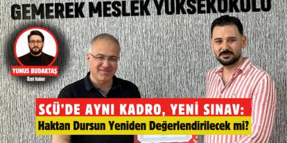 SCÜ’de Aynı Kadro, Yeni Sınav: Haktan Dursun Yeniden Değerlendirilecek mi?