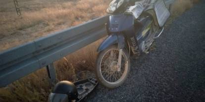 Motosiklet sürücüsü öldü