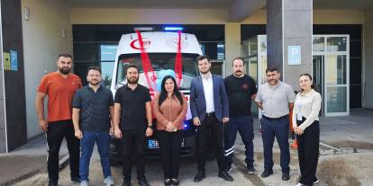 Gemerek Devlet Hastanesine yeni ambulans