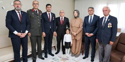 Vali Şimşek’ten gazilere vefa ziyareti