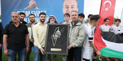 Sivas’ta futbol sahasında dostluk buluşması