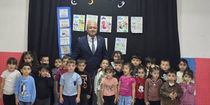 Müftü İçli, minik öğrencilerle bir araya geldi